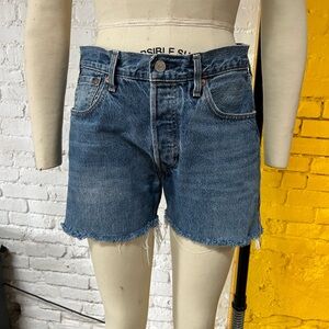 Levi’s 501 cutoff denim shorts
